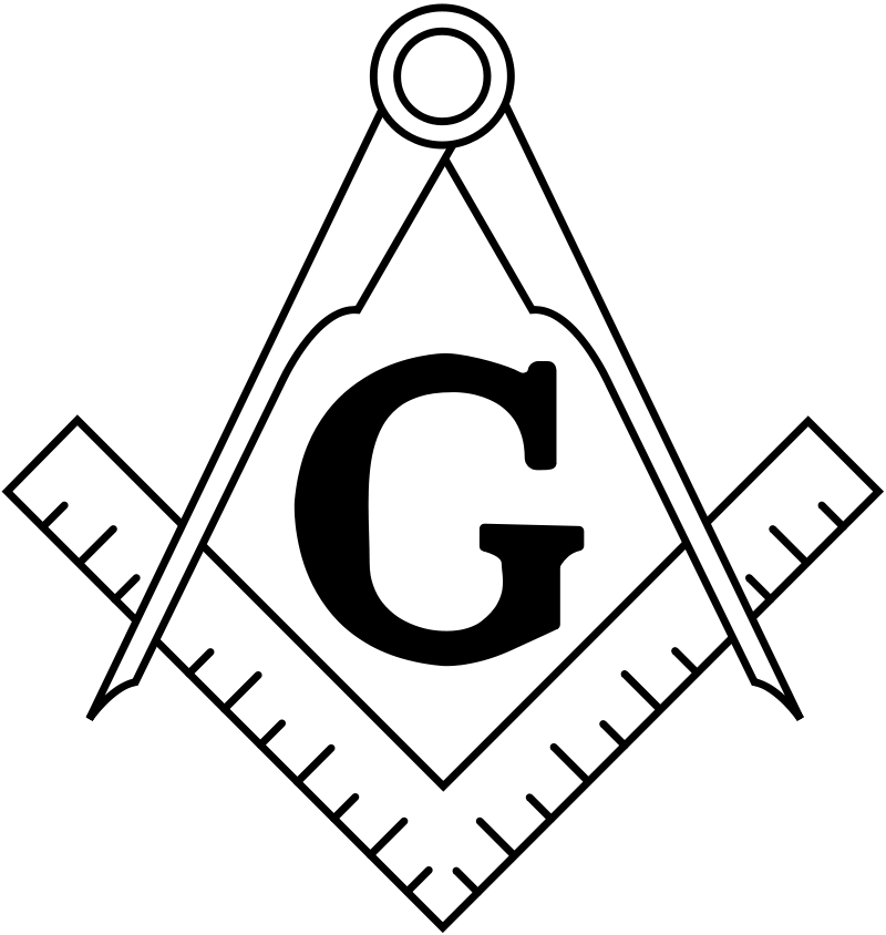 The Masonic Square and Compass